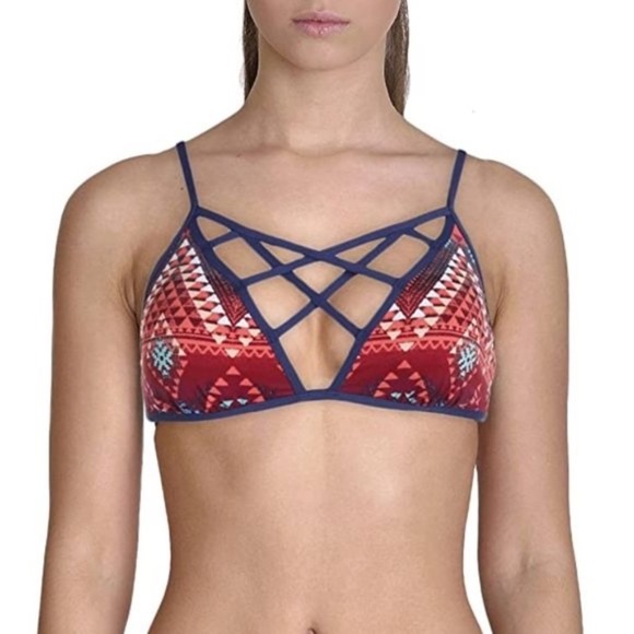 Bikini Lab Junior's Girls Sun Bralette Top - Picture 1 of 6